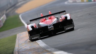 Illustration for article titled Corvette-Engined Formula Le Mans LMP2 Racer Makes Angry Noises
